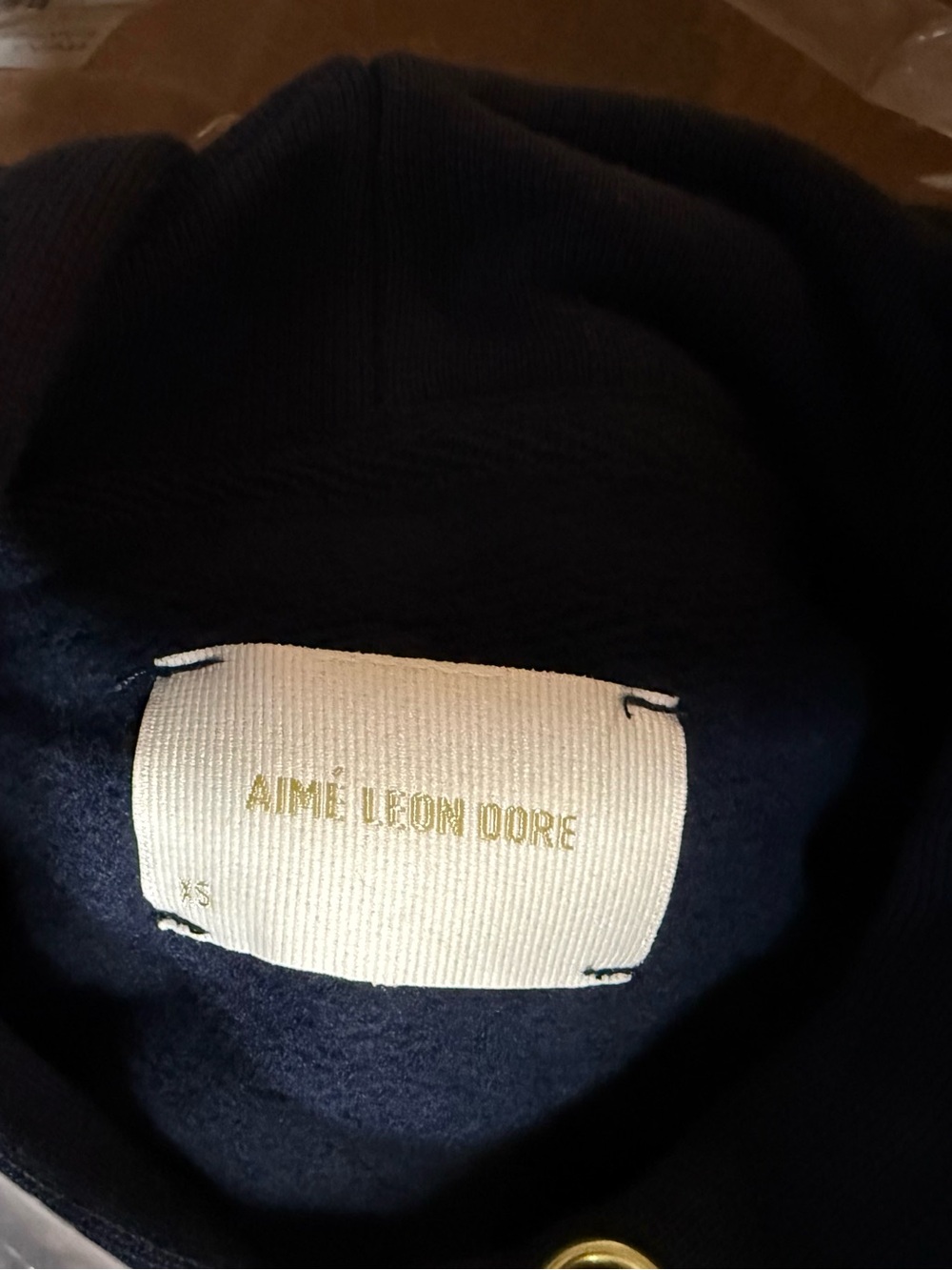 Aime Leon Dore ALD St. John’s Collegiate Hoodie Navy Blazer FW24 Men’s Size XS - Picture 4 of 10